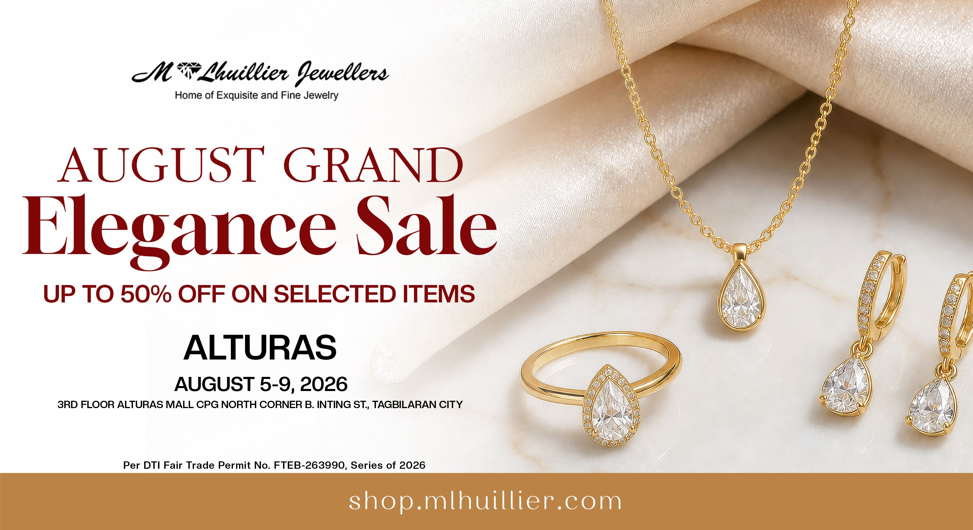 AUGUST GRAND ELEGANCE SALE ALTURAS