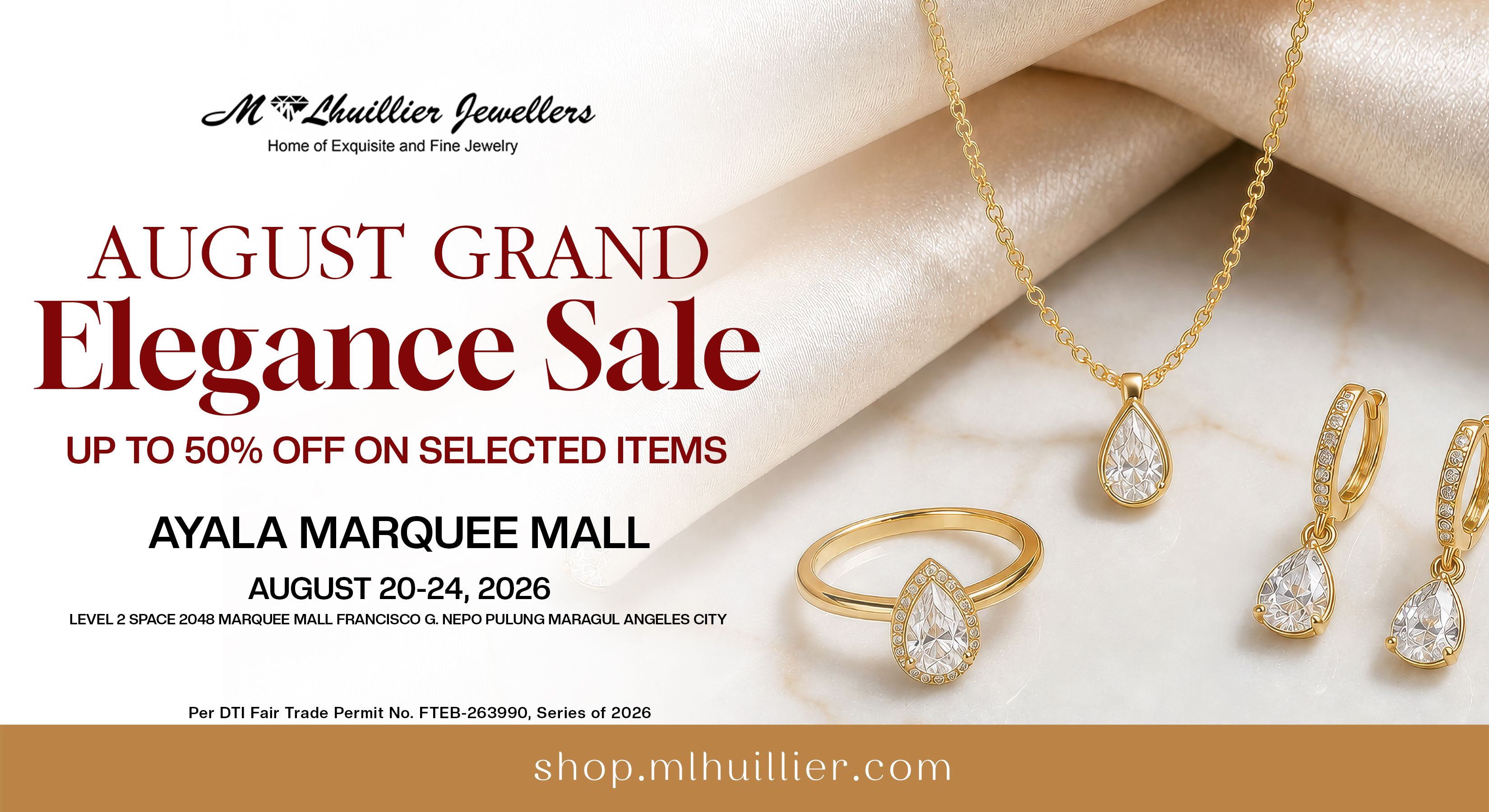 AUGUST GRAND ELEGANCE SALE AYALA MARQUEE MALL