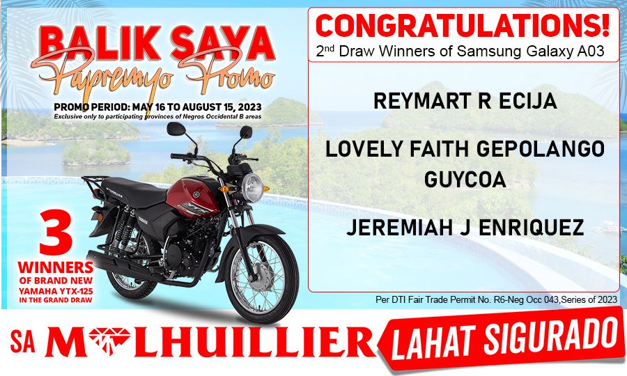BALIK SAYA SUMMER PROMO - 2nd Draw Winners Website