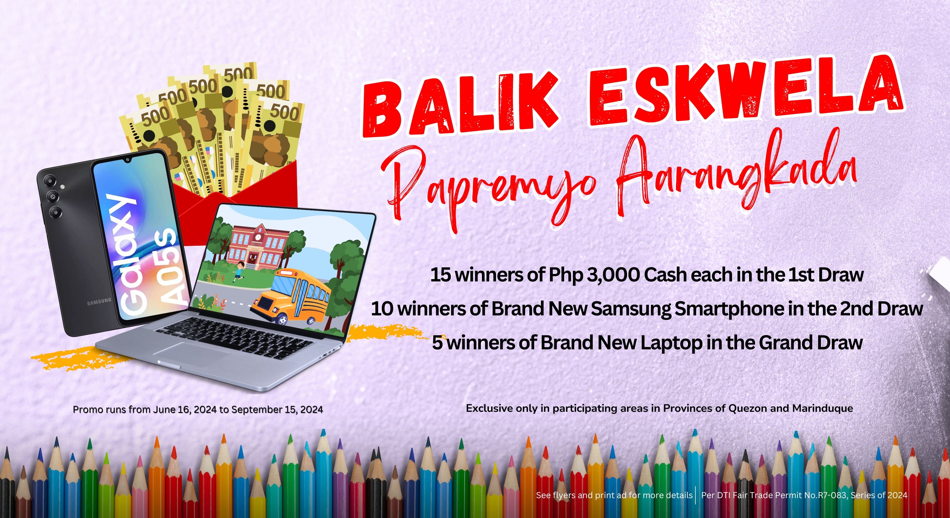 BALIK ESKWELA-PAPREMYO AARANGAKADA