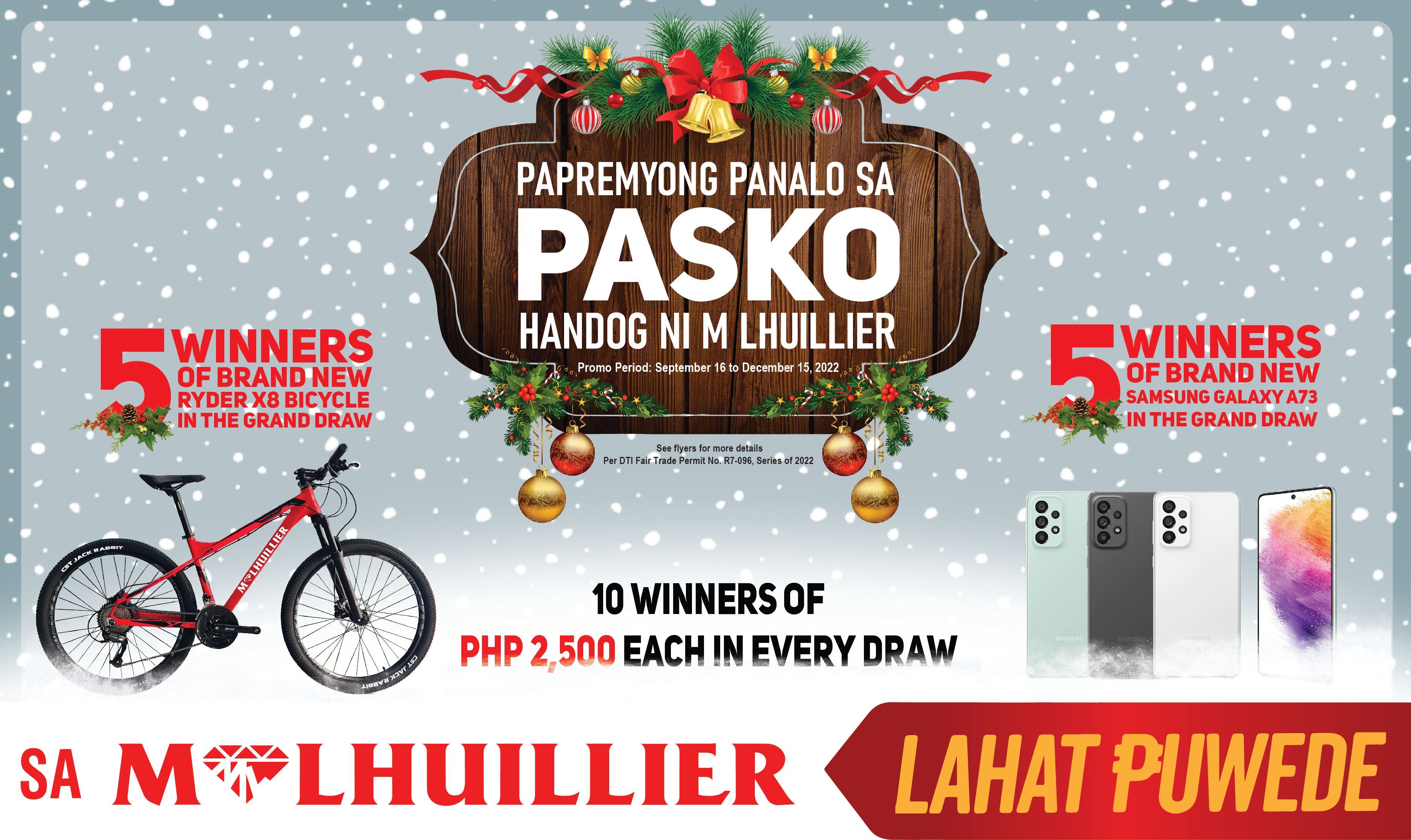PAPREMYONG PANALO SA PASKO HANDOG NI M LHUILLIER