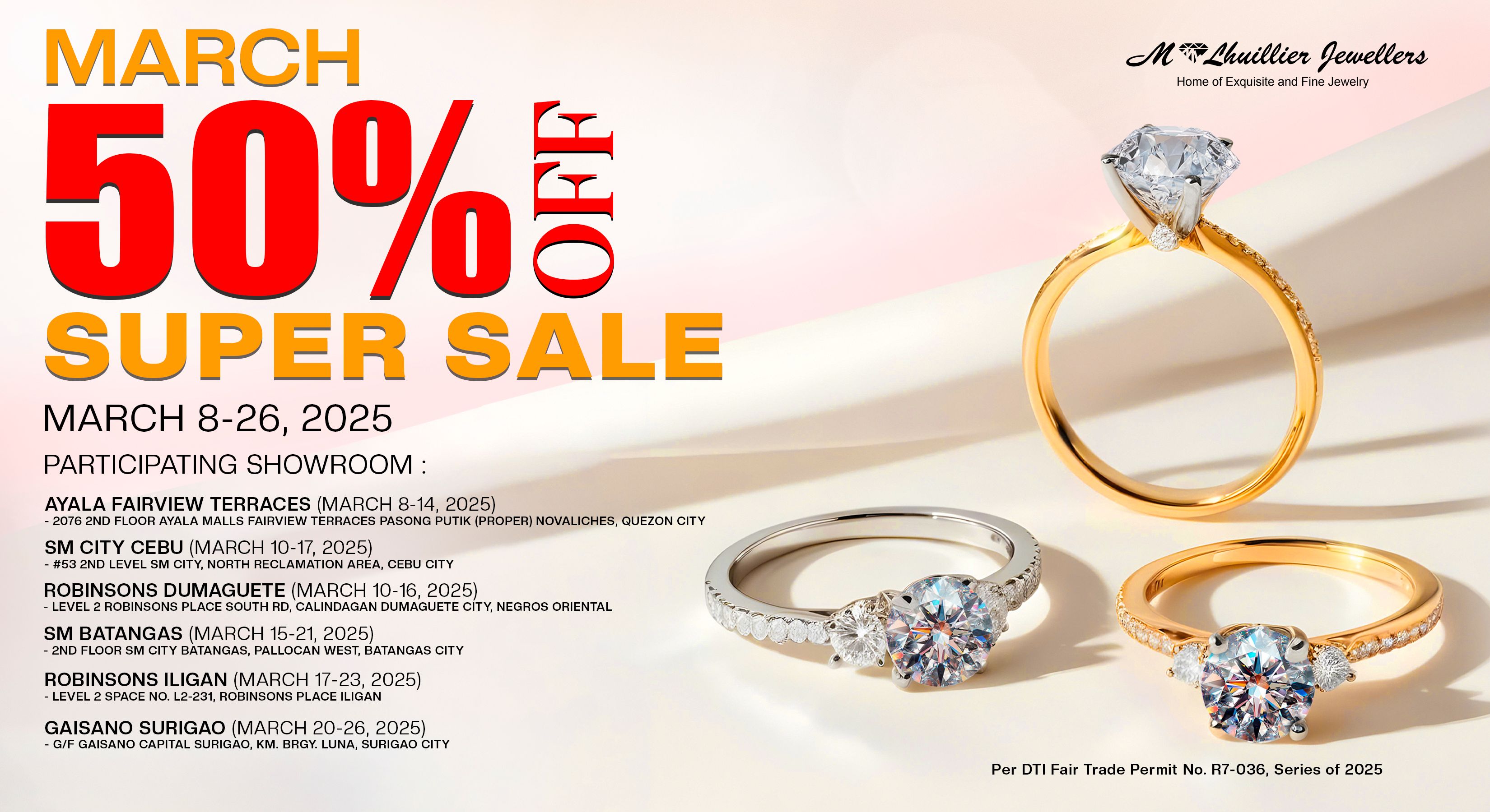 MARCH SUPER SALE