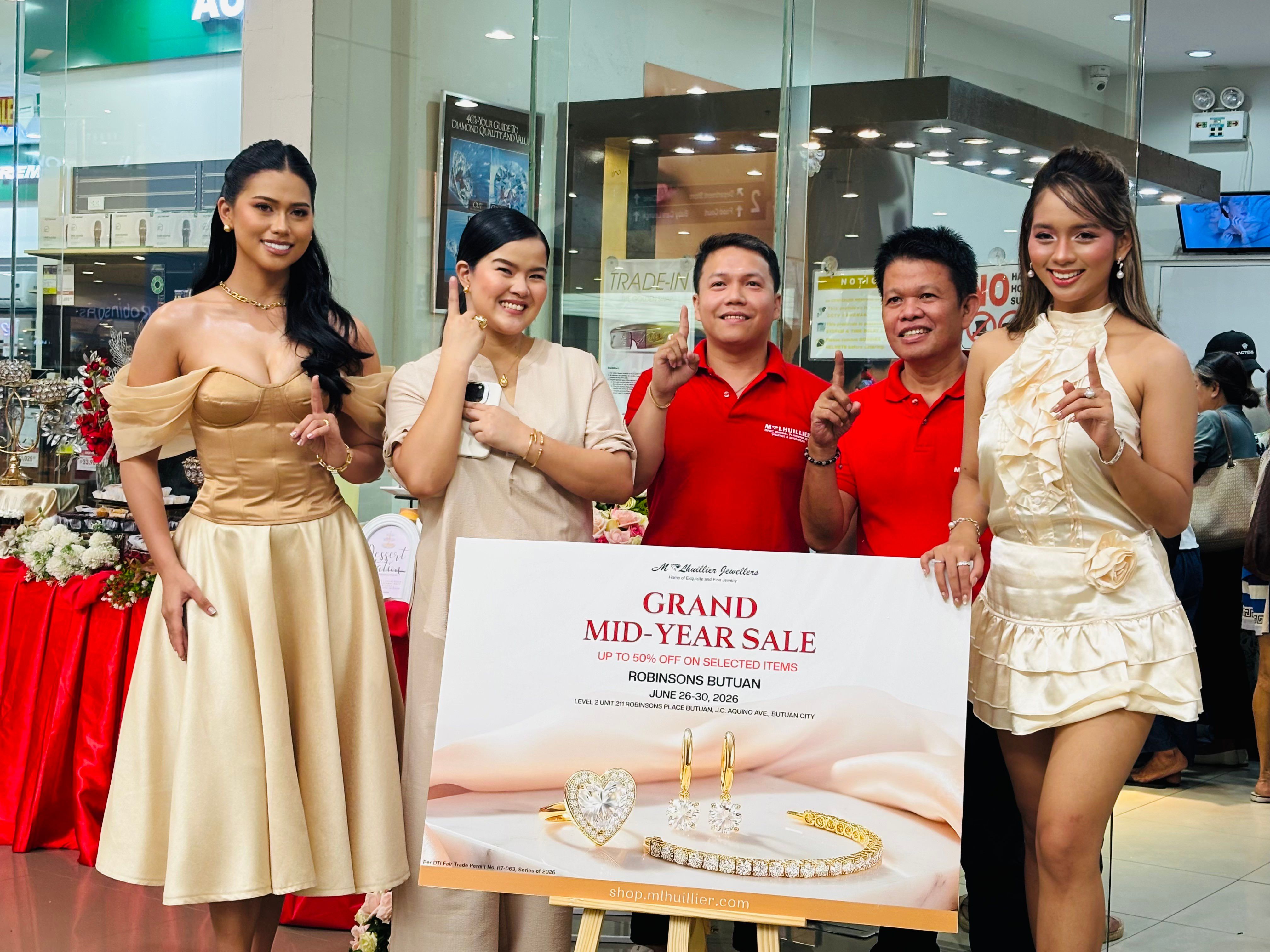 ML Jewellers Mid-Year Sale at Robinsons Butuan